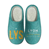 Thumbnail for Lyon-Saint Exupéry Airport (LYS) Slippers & Flip Flops - Slippers - Cotton - Code - Different - Turquoise