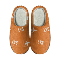 Thumbnail for Lyon-Saint Exupéry Airport (LYS) Slippers & Flip Flops - Slippers - Cotton - Pattern - Orange