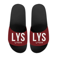 Thumbnail for Lyon-Saint Exupéry Airport (LYS) Slippers & Flip Flops - Slippers - Sport - Code - Dark Red