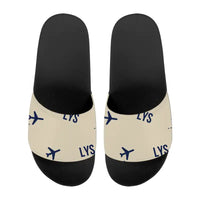 Thumbnail for Lyon-Saint Exupéry Airport (LYS) Slippers & Flip Flops - Slippers - Sport - Pattern - Beige