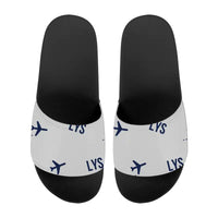 Thumbnail for Lyon-Saint Exupéry Airport (LYS) Slippers & Flip Flops - Slippers - Sport - Pattern - Light Gray