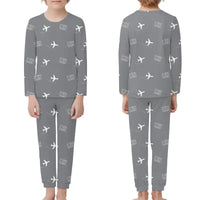 Thumbnail for Matsu Nangan Airport (LZN) Pajamas - Children Pajamas - Gray