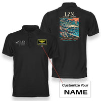 Thumbnail for LZN - Poster - Double-Side Polo - Black + Name