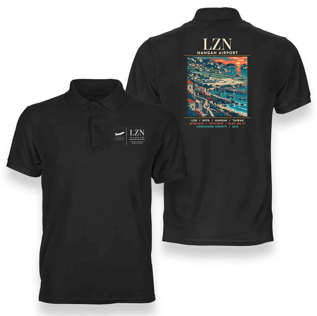 LZN - Poster - Double-Side Polo - Black