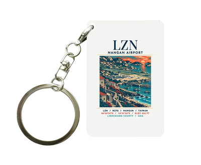 LZN - Poster - Key Chain - White