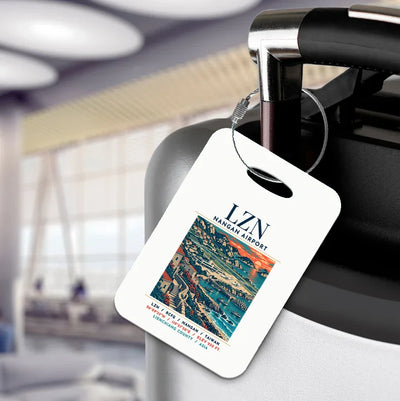 LZN - Poster - Luggage Tag - White