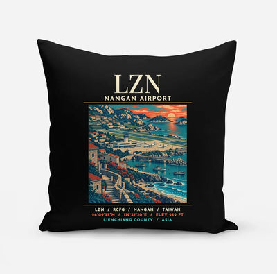 LZN - Poster - Pillow - Black