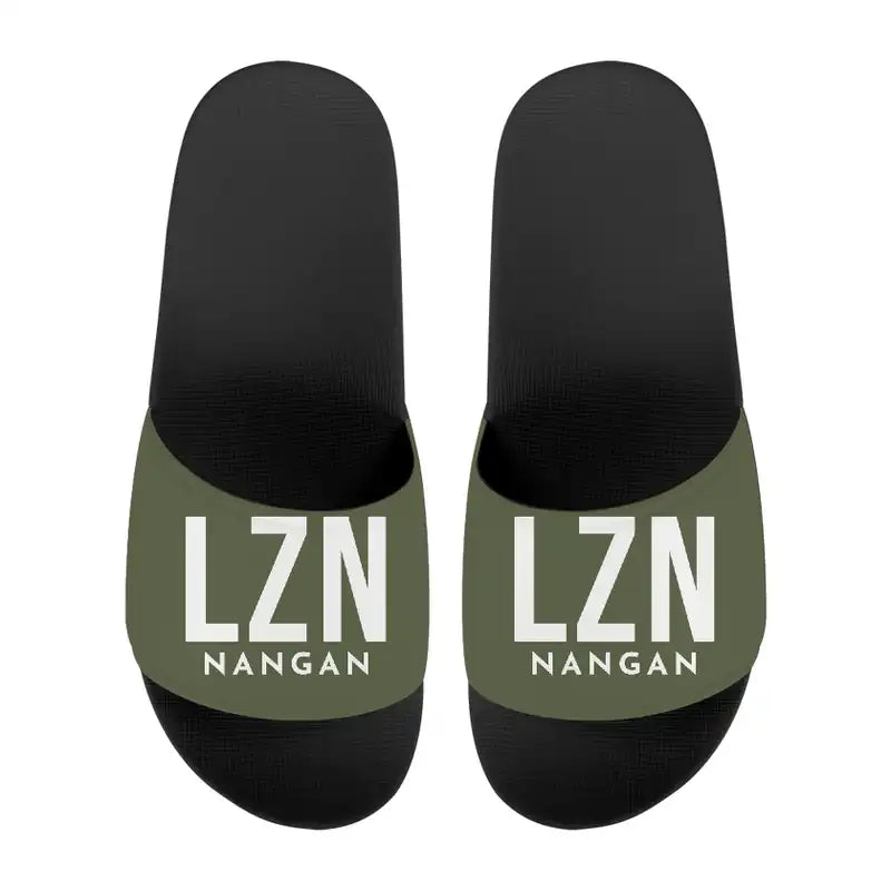 Matsu Nangan Airport (LZN) Slippers & Flip Flops - Slippers - Sport - Code - Green Army