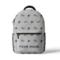 Thumbnail for Lake LA-4-200 Buccaneer - 3D Backpack - 3D Pattern + Name - White