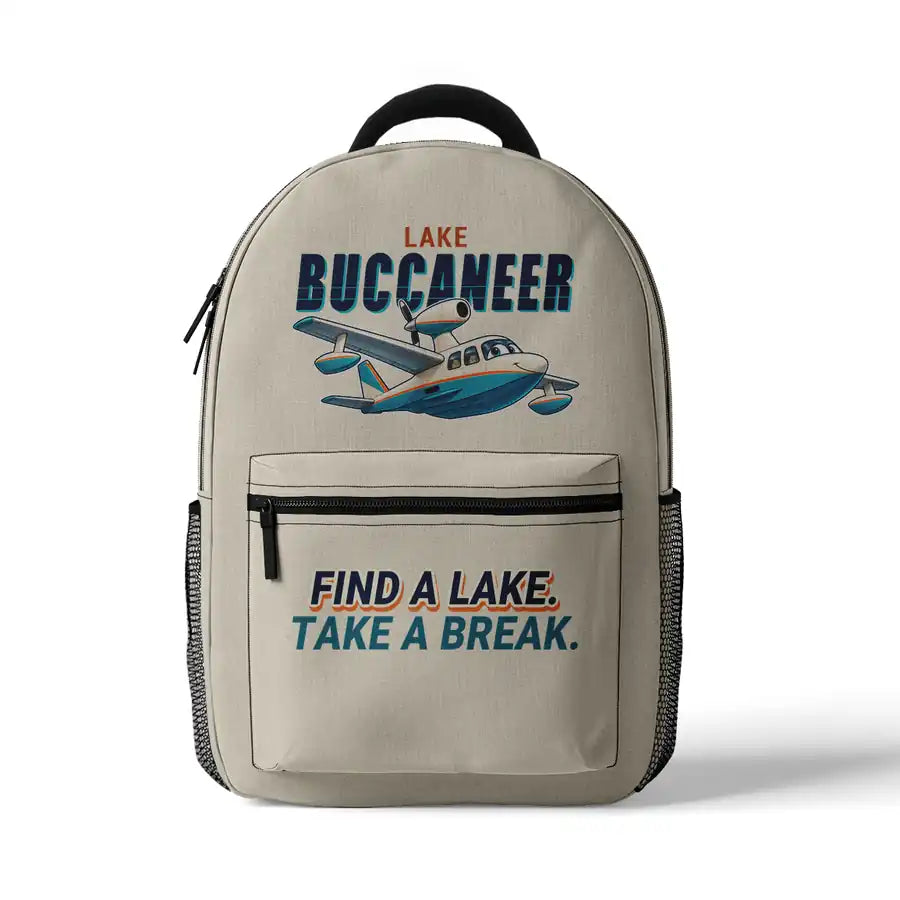 Lake LA-4-200 Buccaneer - 3D Backpack - Cartoon - Beige