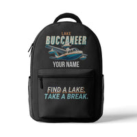 Thumbnail for Lake LA-4-200 Buccaneer - 3D Backpack - Cartoon + Name - Gray