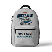 Thumbnail for Lake LA-4-200 Buccaneer - 3D Backpack - Cartoon + Name - White