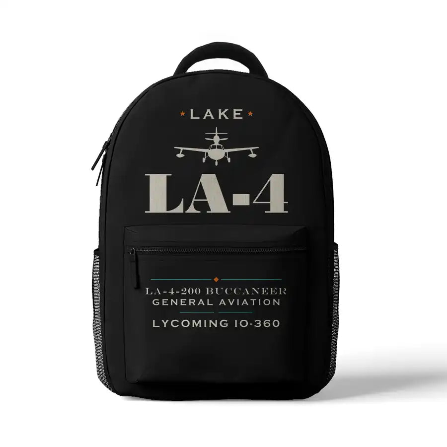 Lake LA-4-200 Buccaneer - 3D Backpack - Heritage - Black