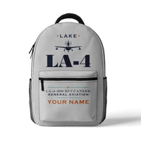 Thumbnail for Lake LA-4-200 Buccaneer - 3D Backpack - Heritage + Name - White