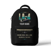 Thumbnail for Lake LA-4-200 Buccaneer - 3D Backpack - Original + Name - Black