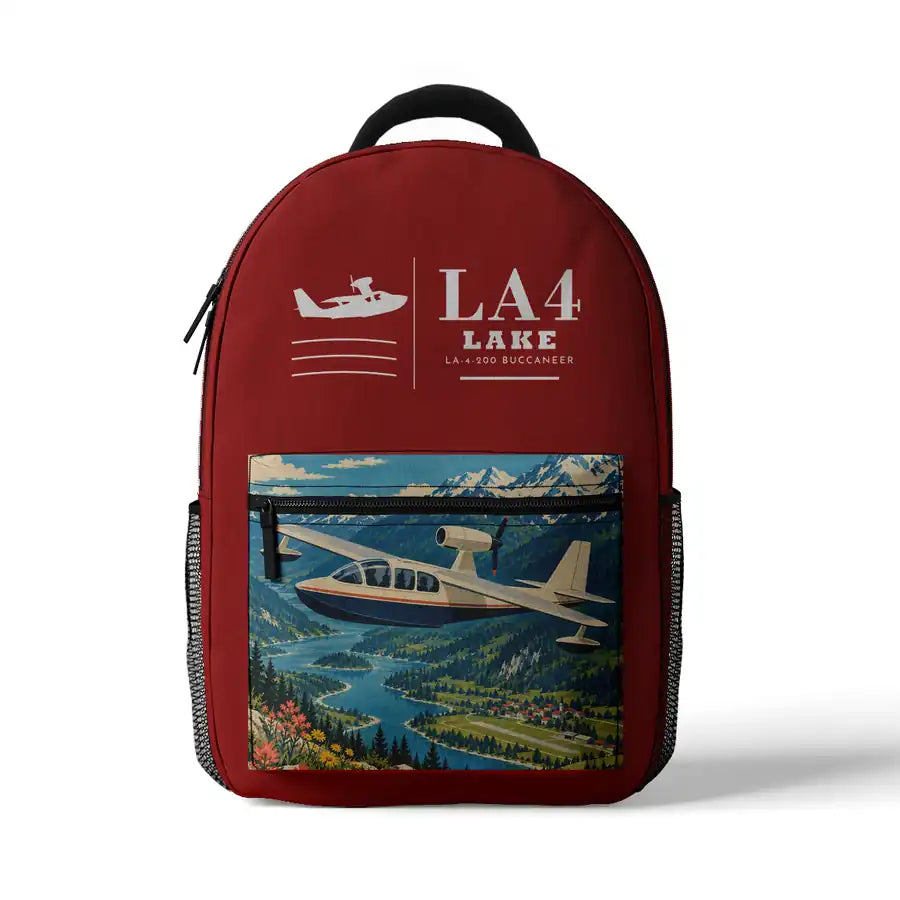 Lake LA-4-200 Buccaneer - 3D Backpack - Red