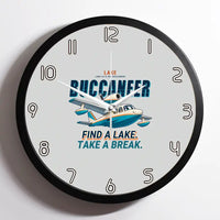 Thumbnail for Lake LA-4-200 Buccaneer - Cartoon - Framed - Light Gray