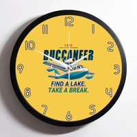Thumbnail for Lake LA-4-200 Buccaneer - Cartoon - Framed - Yellow