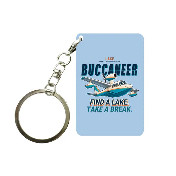 Lake LA-4-200 Buccaneer - Cartoon - Key Chain - Light Blue