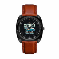 Thumbnail for Lake LA-4-200 Buccaneer - Cartoon - Luxury Cushion - Black and Dark Brown Strap