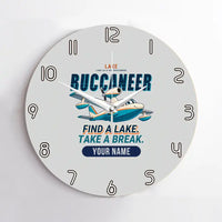 Thumbnail for Lake LA-4-200 Buccaneer - Cartoon + Name - No Frame - Light Gray