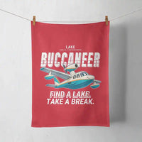 Thumbnail for Lake LA-4-200 Buccaneer - Cartoon - Towel - Red