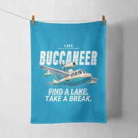 Thumbnail for Lake LA-4-200 Buccaneer - Cartoon - Towel - Turquoise