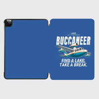 Thumbnail for Lake LA-4-200 Buccaneer - Cartoon - iPad Case - Blue