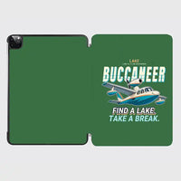 Thumbnail for Lake LA-4-200 Buccaneer - Cartoon - iPad Case - Green