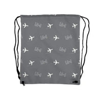 Thumbnail for Lake LA-4-200 Buccaneer - Drawstring Bag - 3D Pattern - Gray