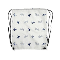 Thumbnail for Lake LA-4-200 Buccaneer - Drawstring Bag - 3D Pattern - White