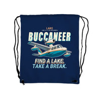 Thumbnail for Lake LA-4-200 Buccaneer - Drawstring Bag - Cartoon - Dark Blue