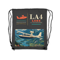 Thumbnail for Lake LA-4-200 Buccaneer - Drawstring Bag - Classic - Gray