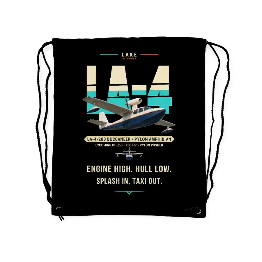 Lake LA-4-200 Buccaneer - Drawstring Bag - Original - Black