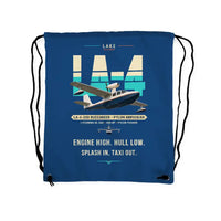 Thumbnail for Lake LA-4-200 Buccaneer - Drawstring Bag - Original - Blue
