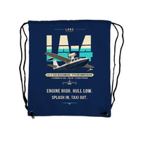 Thumbnail for Lake LA-4-200 Buccaneer - Drawstring Bag - Original - Dark Blue