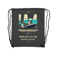 Thumbnail for Lake LA-4-200 Buccaneer - Drawstring Bag - Original - Gray