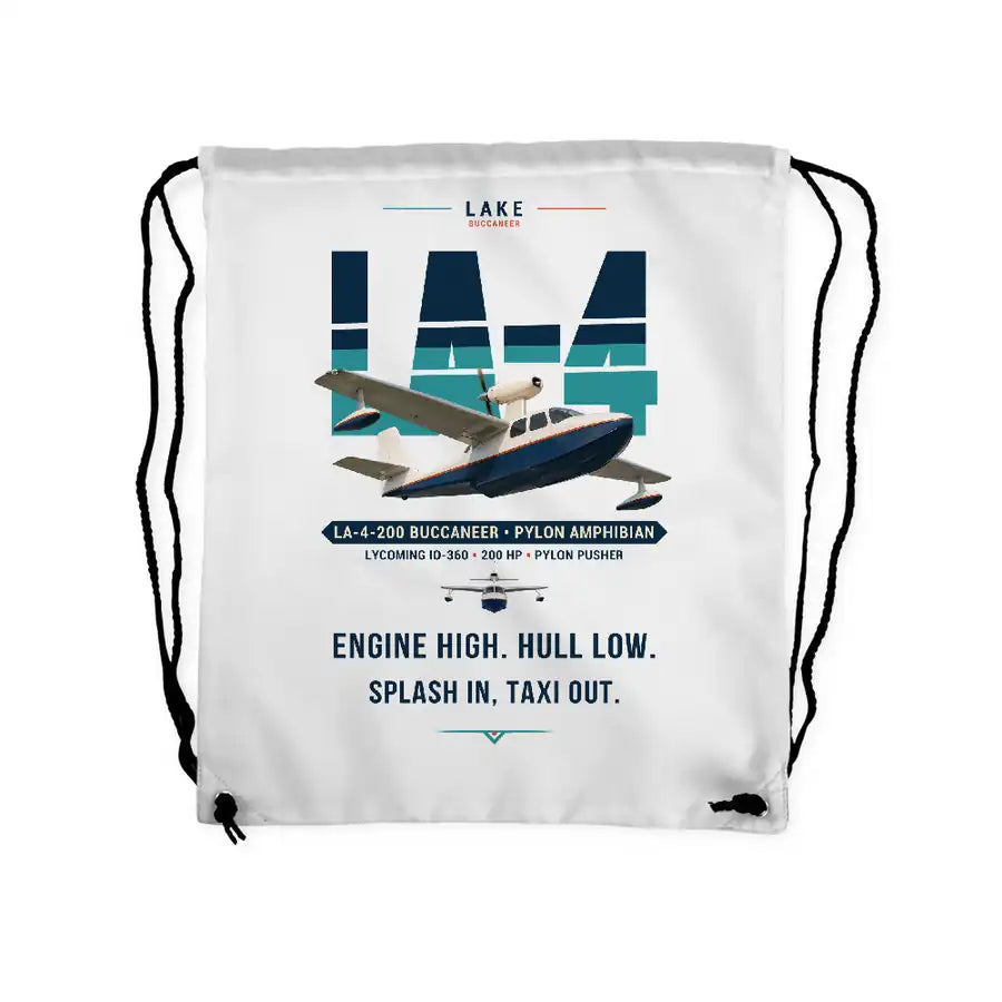 Lake LA-4-200 Buccaneer - Drawstring Bag - Original - White