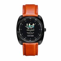 Thumbnail for Lake LA-4-200 Buccaneer - Original + Name - Luxury Cushion - Black and Light Brown Strap