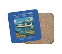 Thumbnail for Lake LA-4-200 Buccaneer - Poster - Coaster - Blue