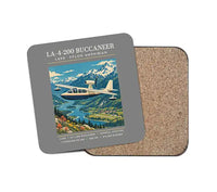 Thumbnail for Lake LA-4-200 Buccaneer - Poster - Coaster - Gray