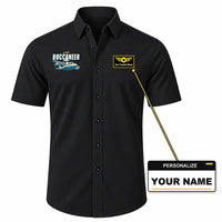 Thumbnail for Lake LA-4-200 Buccaneer - Short Sleeve Shirt - Cartoon - Black + NAME