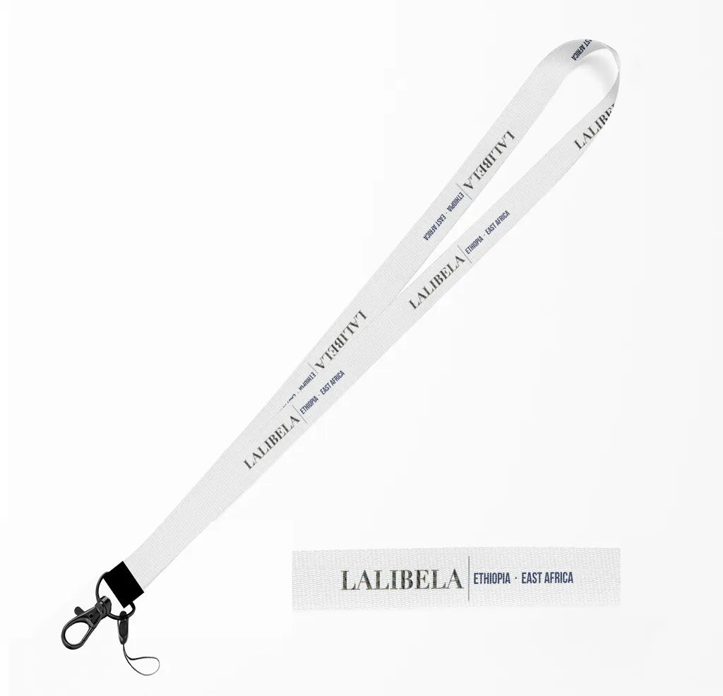 Lalibela City Series lanyard - white