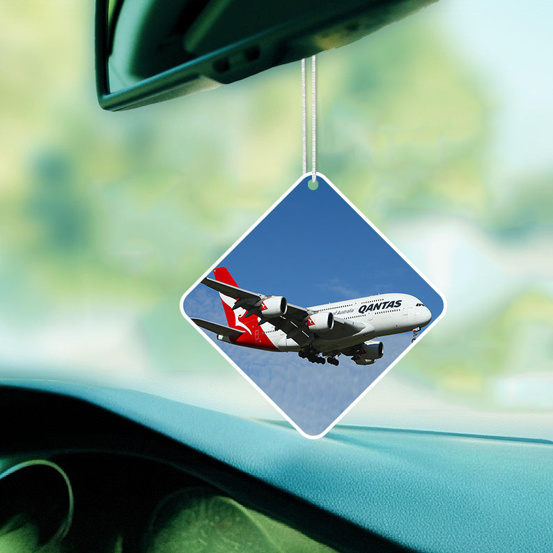Landing Qantas A380 Designed Car Air Fresheners