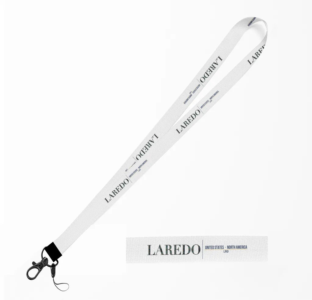 Laredo City Series lanyard - white