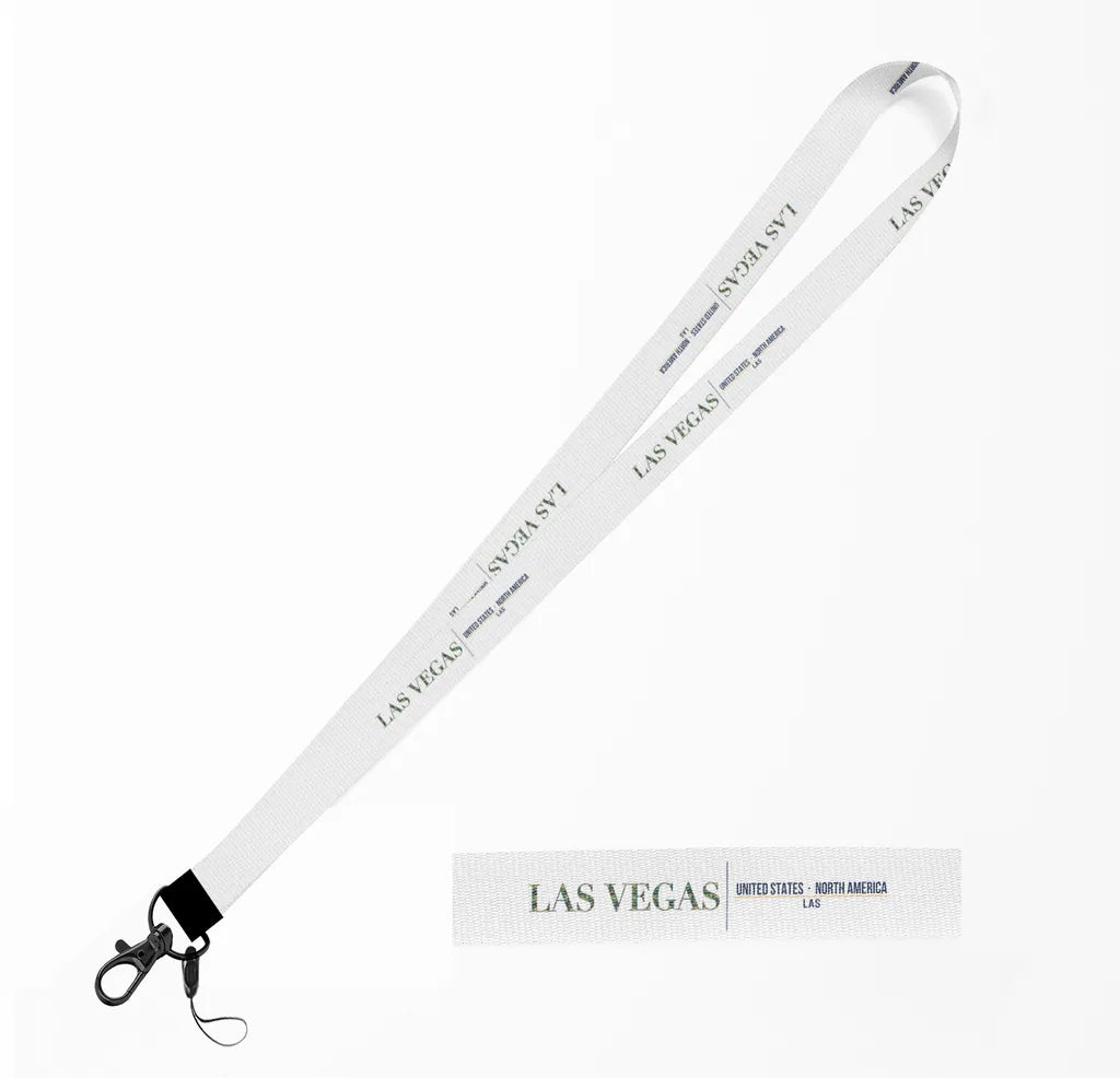Las Vegas City Series lanyard - white