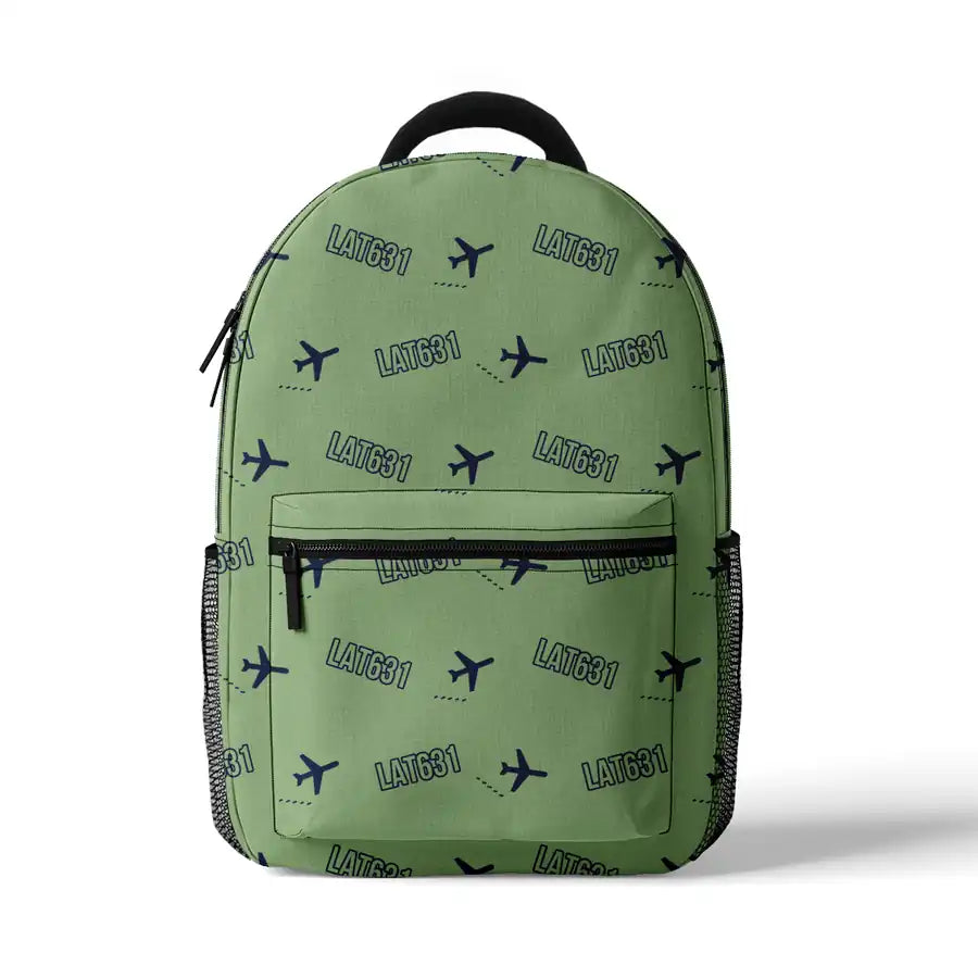 Latecoere 631 - 3D Backpack - 3D Pattern - Light Green