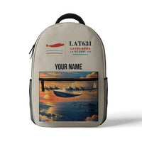 Thumbnail for Latecoere 631 - 3D Backpack - Beige + Name