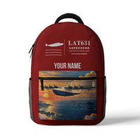 Thumbnail for Latecoere 631 - 3D Backpack - Red + Name