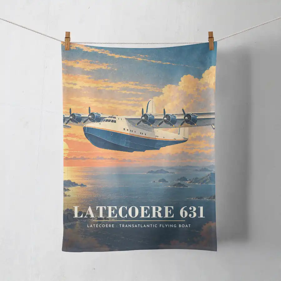 Latecoere 631 - 3D - Towel - Full Print